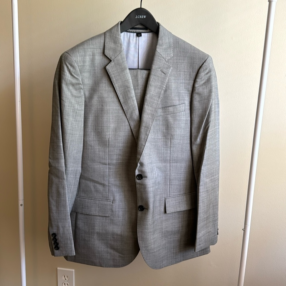 NWT J.Crew Ludlow Suit - Grey